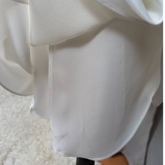 Camilla and Marc High Neck Oversized Shirt Dress White Size 6 - Picture 13 of 14